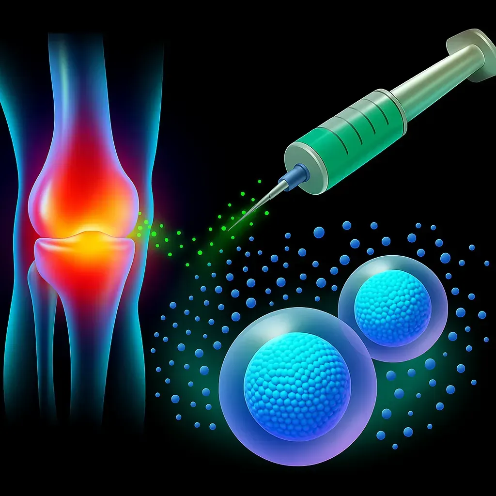 Knee regenerative medicine visualization